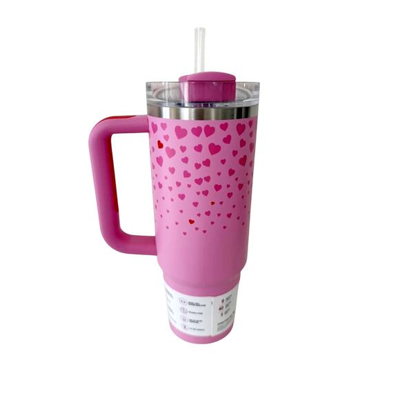 STANLEY TUMBLER 30 OZ. VALENTINE SWEET HEARTS ST. STEEL H2.0 FLOWSTATE QUENCHER - Picture 7 of 8